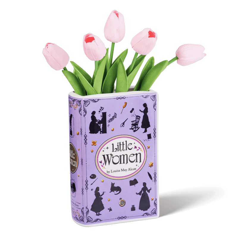 Premium Ceramic Book Vase - "Little Women"
