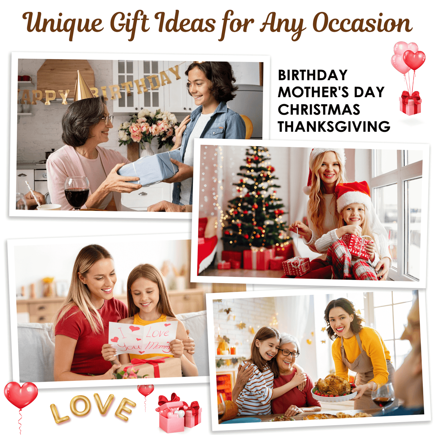 Mason Jar Night Light for Mom - "Reminds You How Much We Love You"