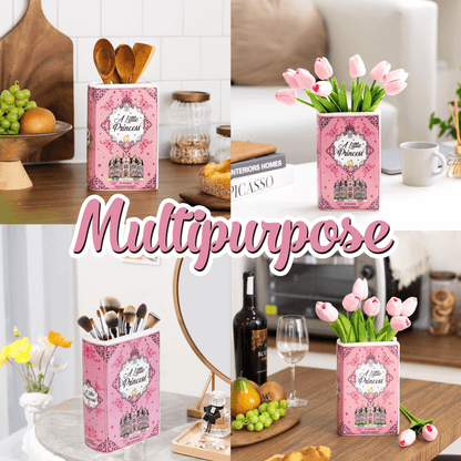Premium Ceramic Book Vase - "A Little Princess"