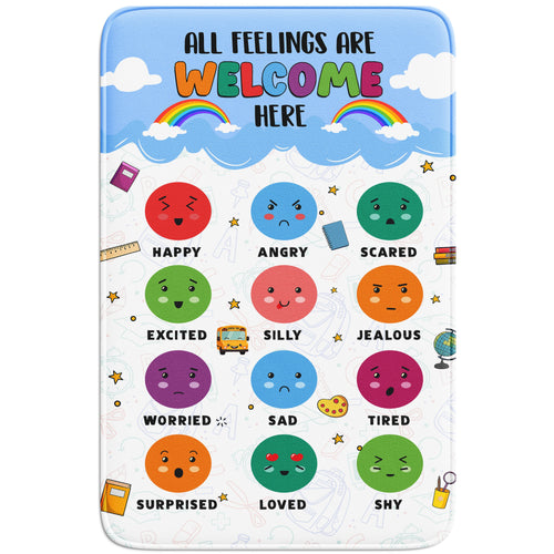 Calming Corner Emotional Educational Classroom Rug