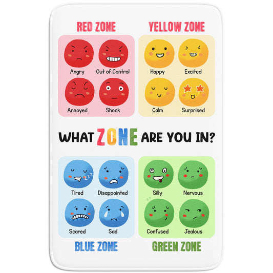 Zones of Emotions Educational Classroom Rug